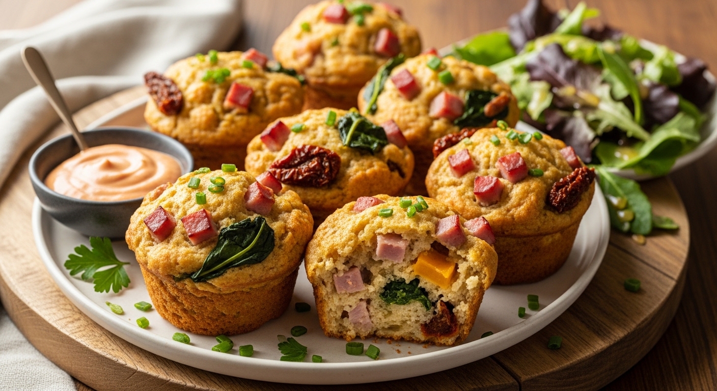 Savory Lunch Muffins: Tasty Bites for Midday Fuel