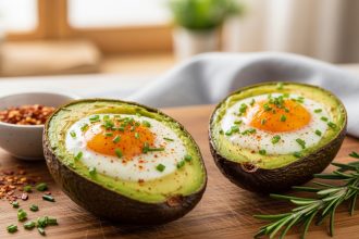Keto Baked Avocado with Egg: A Creamy Low-Carb Delight