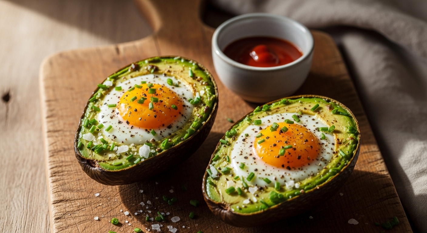 Keto Baked Avocado with Egg: A Creamy Low-Carb Delight
