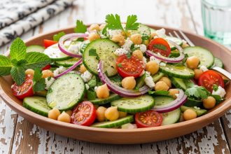 Refreshing Chickpea Cucumber Salad: A Crisp, Nutritious Delight