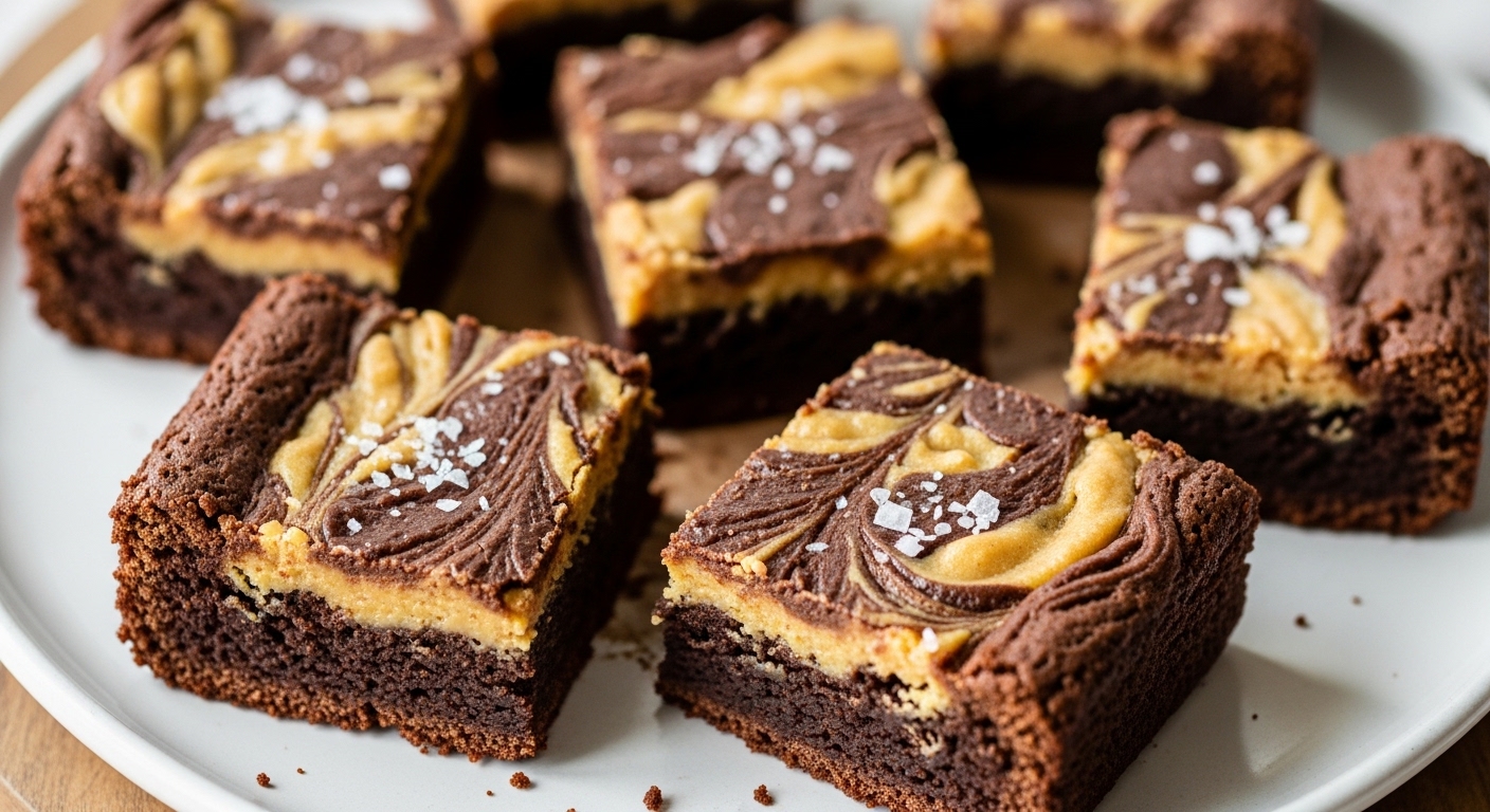Decadent Peanut Butter Brownies