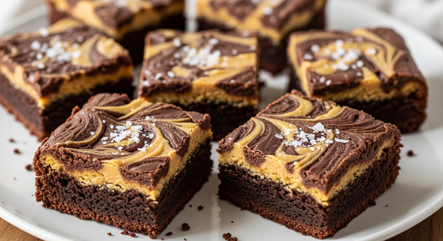 Decadent Peanut Butter Brownies