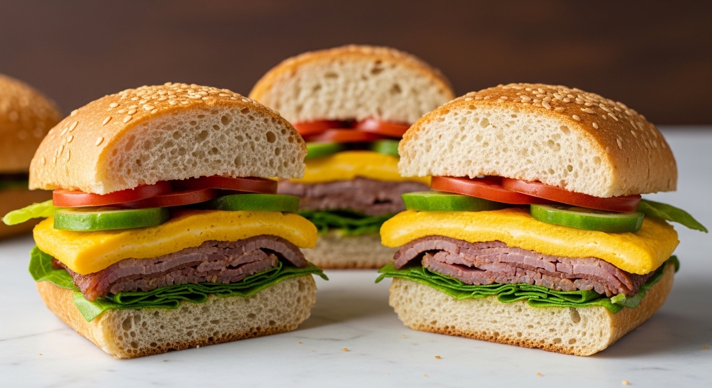 Delicious Keto Breakfast Sandwiches on Low-Carb Keto Bread