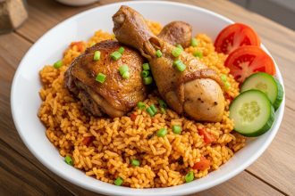Savoring Jollof Rice with Chicken: A Flavorful West African Delight