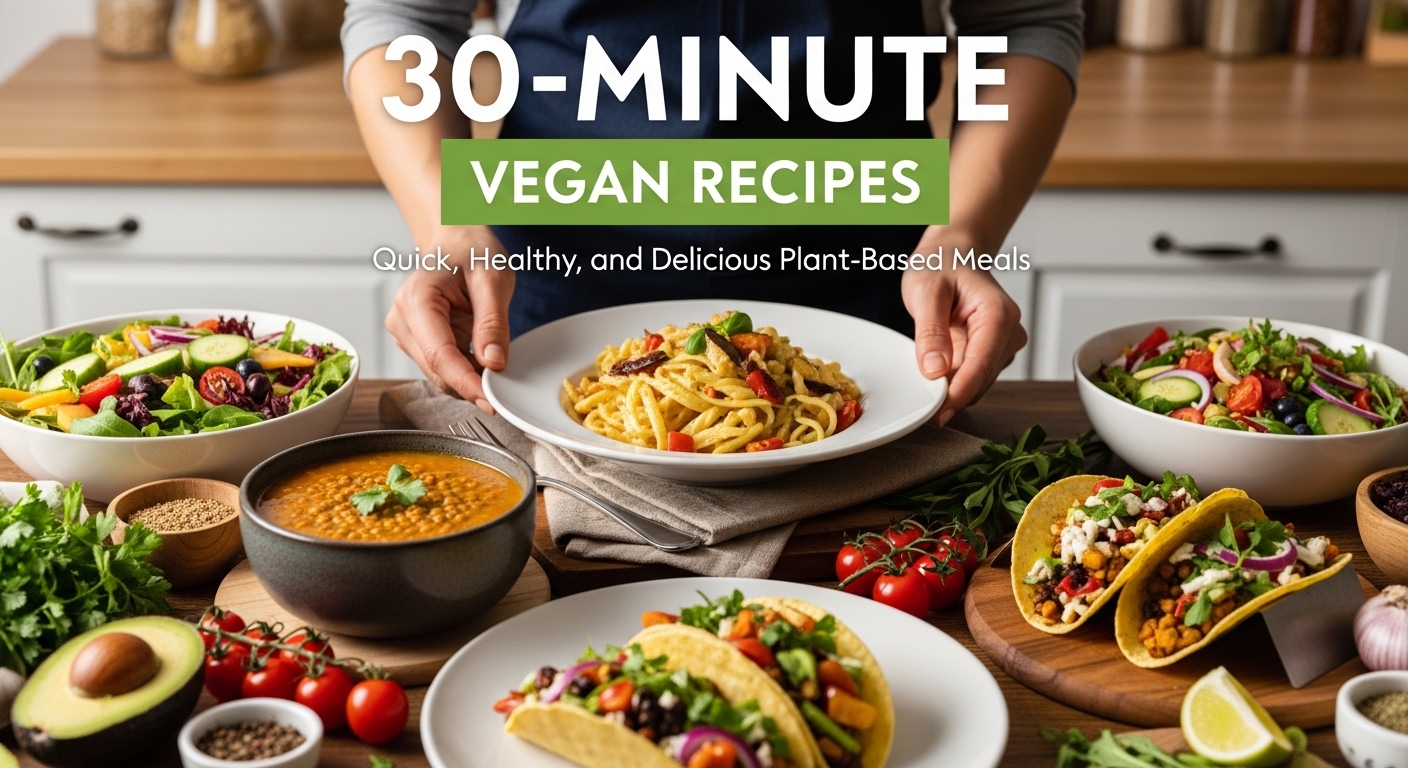 30-Minute Vegan Recipes: Quick, Tasty Plant-Based Meals