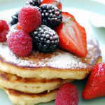 Fluffy Coconut Flour Pancakes with Fresh Berries Bliss