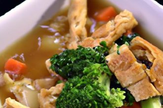 Comfort Classic: Elevate Chicken Noodle Soup with Crackers