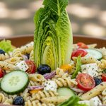 Refreshing Italian Pasta Salad with Crisp Lettuce Twist