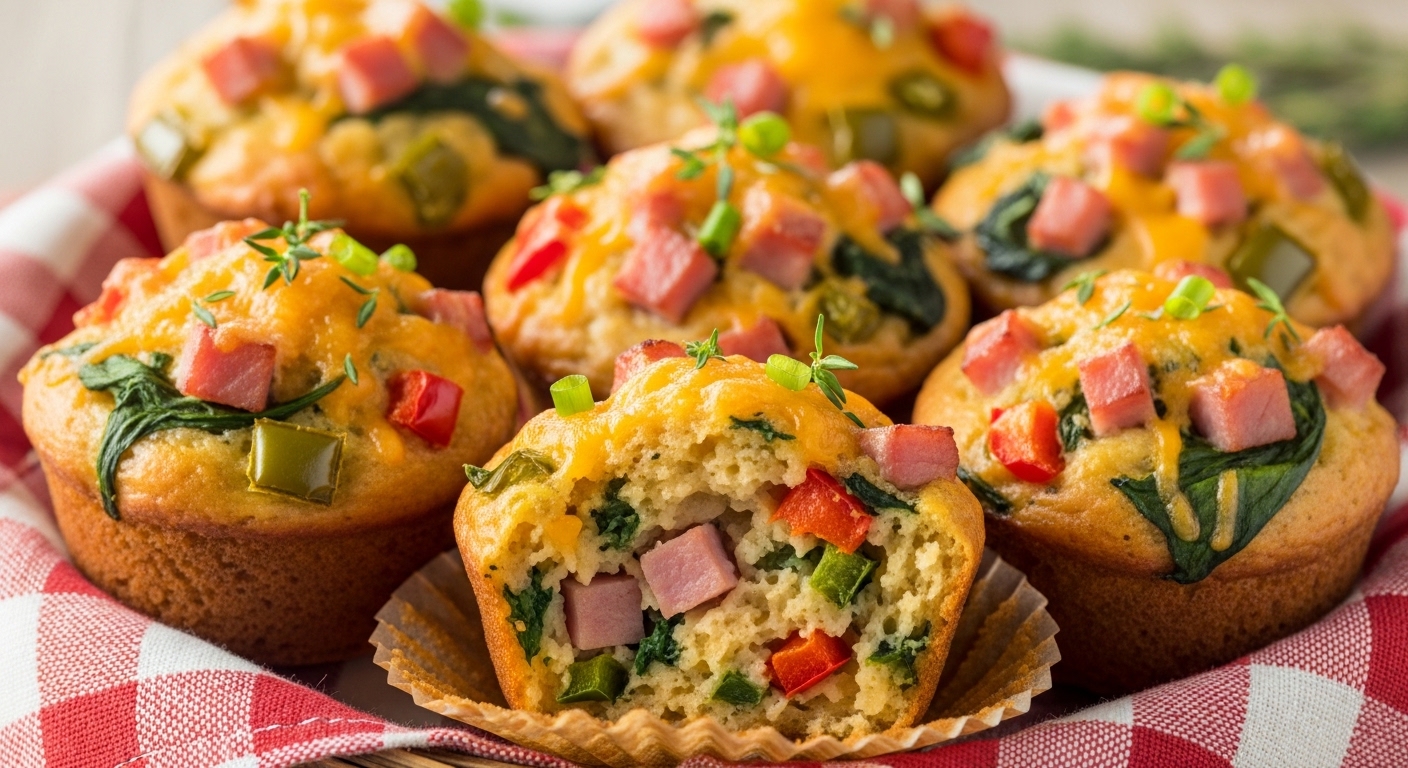 Savory Lunch Muffins: Tasty Bites for Midday Fuel
