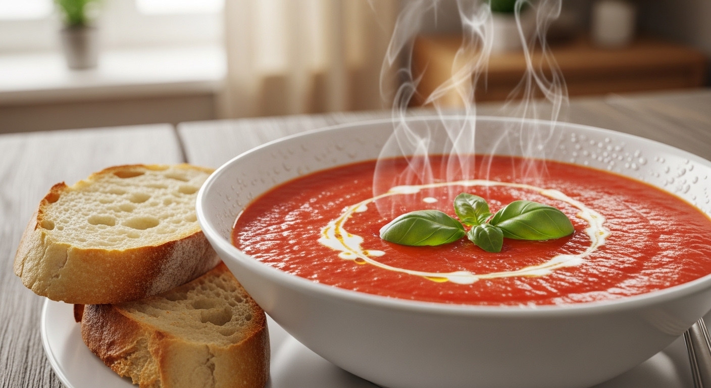Silky Smooth Tomato Soup: A Creamy Comfort Recipe Guide