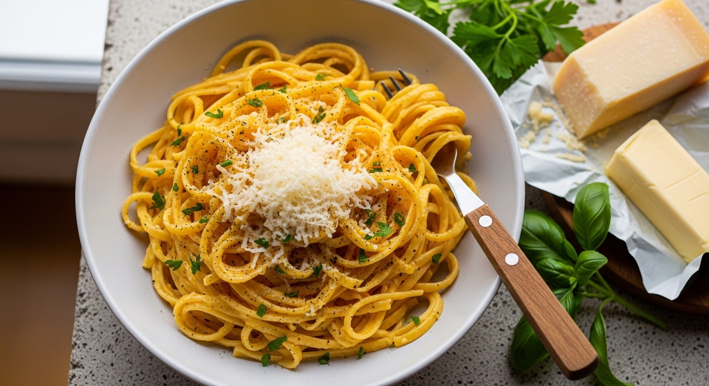 Butter & Parmesan Pasta: Simple Elegance on a Plate
