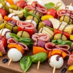 Colorful Antipasto Skewers: The Perfect Lunch Bite